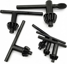 6 Piece Drill Chuck Key Set Heavy Duty Carbon Steel T Handle Drill Press Tools picture
