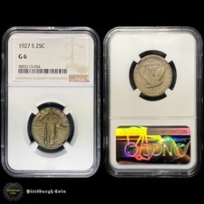 1927-S 25C Standing Liberty Quarter Key Date NGC G06 picture