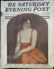 Saturday Evening Post January 19, 1918 Neysa McMein Cover, Complete Magazine picture