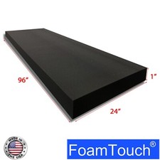 FoamTouch variety sizes of Charcoal High Density Upholstery Foam Cushion Sheets picture