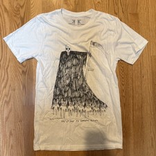 Radiohead 2018 North America Tour white TShirt Medium - July 28/29 Boston show  picture