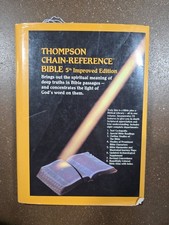 KJV Thompson Chain Reference Bible Fifth-Improved Wide Margin Edition 1988 picture