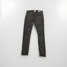Hiroshi KATO The Needle Skinny Jeans Black Raw Men's Size 29 picture