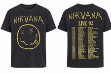 Nirvana Officially Licensed  93’ Concert Tour  Distressed Style In Size X Large picture