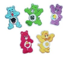 Care Bears Cartoon Characters Embroidered Iron On Patch Set of 5 picture