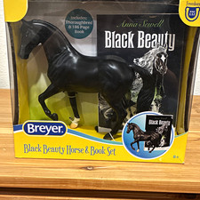 Breyer Black Beauty Horse & Book Set Plastic Horse Figurine with Book picture