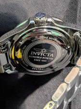 Invicta Men's Analog Quartz Watch 50m Water Resistant Blue Dial SS Box picture