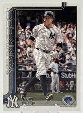 2025 Topps Series One Ben Rice Rookie New York Yankees RC #337 picture