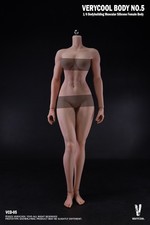 VERYCOOL VCD-05B Woman Muscular Silicone Natural Skin Body Toy F 1:6 Figure Head picture