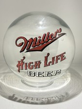 miller high life glass globe picture