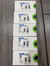 New Eaton BRP115AF Combination Circuit Breaker AFCI 15AMP -Lot of 5 picture