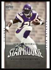 2007 Upper Deck Adrian Peterson Exclusive Star Rookie RC #279 Minnesota picture