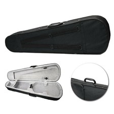 New Professional 4/4 Size Cloth Fluff Triangle Shape Silver Gray Violin Case picture