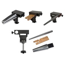 Multi Mandrel Kit w/ Anvil Clamp, wooden Bench Pin, ROUND Bracelet and Mandrel picture