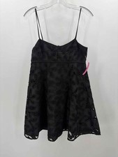 Pre-Owned Alexis Black Size Medium Knee Length Sleeveless Dress picture