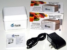 O3 PURE Rechargeable Refrigerator Purifier Deodorizer and Fridge Odor Eliminator picture
