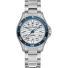 New Hamilton Khaki Navy Scuba Auto 40mm ST Steel White Dial Mens Watch H82425110 picture