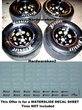 NASCAR DECAL HOOSIER TIRE DETAIL SHEET - FENDER SHORT TRACK SPRINT CAR 1/24 1/25 picture