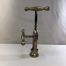 Farfalli King O200.OT  Heavy Brass Corkscrew Wine Opener MCM Aficionado ITALIAN picture