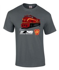 Pennsylvania Railroad train locomotive Authentic Tee T-Shirt [126] picture