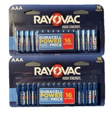 Rayovac High Energy AAA Batteries 32 Count Exp 12/2036 Brand New picture