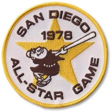 1978 MLB All Star Game In San Diego Padres Stadium Jersey Sleeve Logo Patch picture