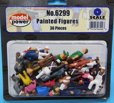Model Power 36 Piece O Scale Painted Figures picture