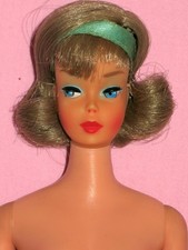 Mattel - Vintage 1966 Ash Blonde Sidepart Japanese American Girl Barbie Doll picture