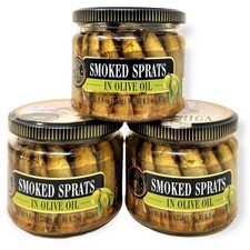 Old Riga Smoked Sprats in Olive Oil 250g/8.81 Oz (pack of 3) picture