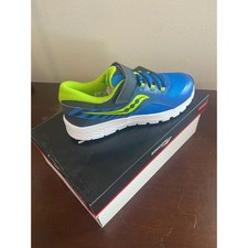Saucony Wind A/C 2.0 Blue Navy Citron Kids Sneakers SK262993 picture