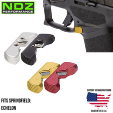 NDZ Springfield Echelon Extended Magazine Release Steel Aluminum AMBI Reversible picture