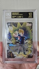 DRAGON BALL FUSION WORLD STORY BOOSTER 01 #ST01071 VEGETA ALT SCR BLACK LABEL 10 picture