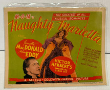 Vintage 1944 MGM Naughty Marietta 11x14 Lobby Card Jeanette MacDonal Nelson Eddy picture