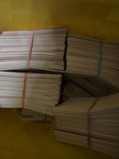 Vintage Library Catalog Cards Randomized Lot Of 100 Great For Crafting And Art  picture