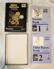 Vintage Avalon Hill Runequest Elder Secrets of Glorantha Box Set (Missing Map) picture