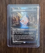 x1 Hallowed Fountain   Hallowed Fountain ECL MTG 347 BORDERLESS RARE M/NM 1x picture