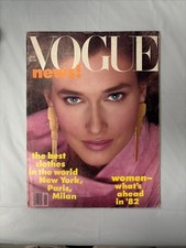 VTG Vogue Magazine January 1982 Rosemary McGrotha by Richard Avedon picture