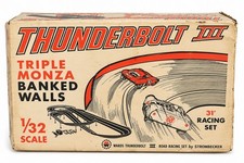 Vintage 1968 Strombecker Wards Thunderbolt III 1/32 Slot Car Racing Set picture