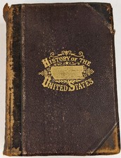 1881 Ridpath Popular History United States America Antique Illustrated Maps picture