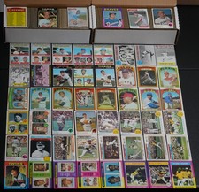 1970 - 1975 Topps baseball huge collection 1,043 different cards with HOFs picture