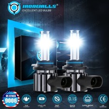 6-sides 9006 HB4 LED Headlight Bulbs High/Low Beam Super Bright White Kit 2PCS picture