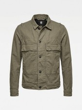 G-Star Raw Utility Flap Pocket Jacket Mens M Olive NWT picture
