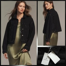 Anine Bing Quincy Jacket Vintage Black Size Medium NWT $375 picture
