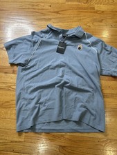 The Hundreds Embroidered Patch Pique SS Polo Shirt Blue Size XL New w/ Tags picture