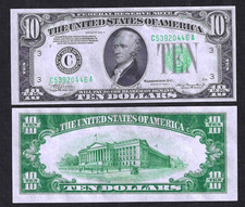 1934-A  $10  PHILADELPHIA  FEDERAL RESERVE NOTE  SUPER GEM CRISP NEW picture