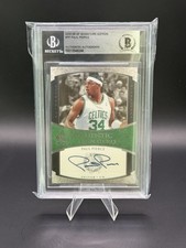 Paul Pierce Signed 2005 Upper Deck SP Signature Edition #AS-PP (Beckett BAS) picture