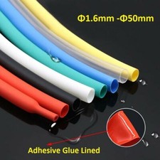 Heat Shrink Φ1.6mm - Φ50mm 3:1 Various Colours Tubing Tube Cable/Wire Sleeving picture