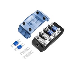 Recoil MFB4 4-Way Mini-ANL Fused Busbar, 4 X M5 Studs Inputs & Outputs picture