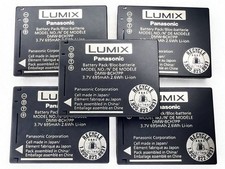 Qty: 5 OEM Panasonic Lumix DMW-BCH7PP Battery Pack 3.7v 695mAh 2.6Wh Li-ion NEW picture
