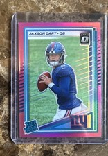 2025 Panini Donruss - Rated Rookie Jaxson Dart #400 Optic Preview Pink Prizm... picture